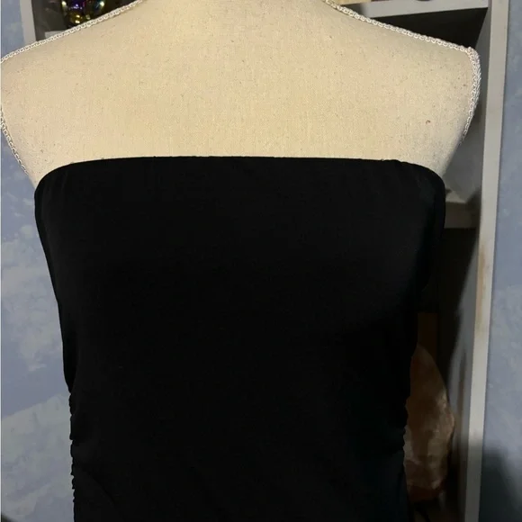 🛍Bundle sale🛍Elegant Black Strapless Dress Xl - Picture 5 of 8